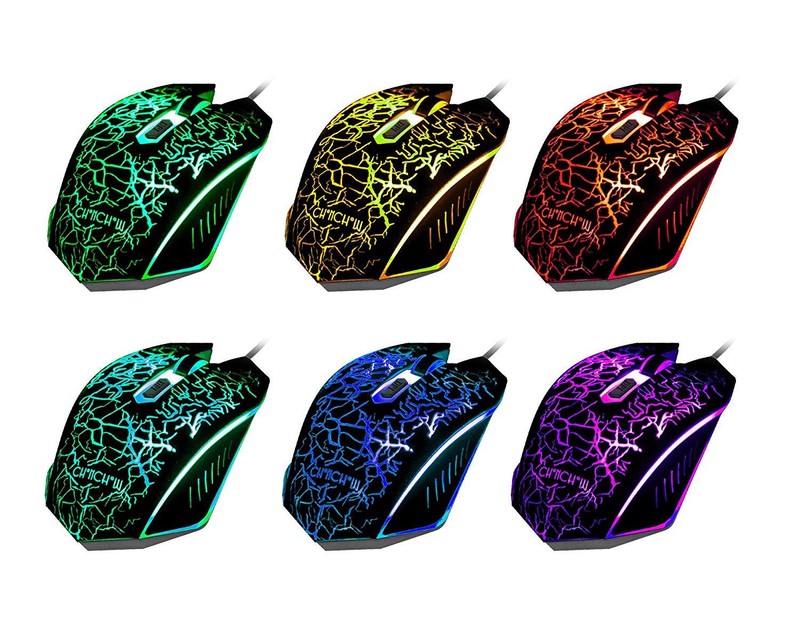 Fortnite Gaming Keyboard Mouse Set Adapter for PC PS4 Xbox One 360 Rainbow LED