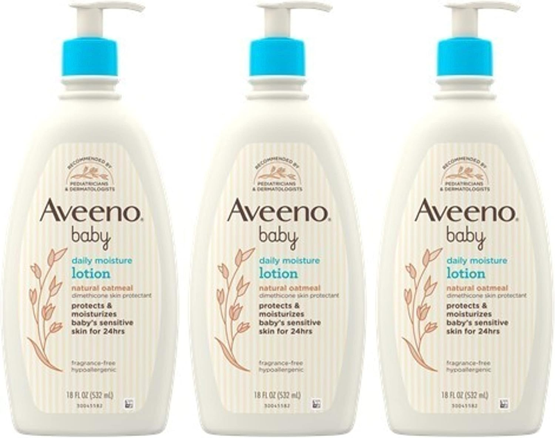 Baby Daily Moisture Lotion for Delicate Skin with Natural Colloidal Oatmeal & Di