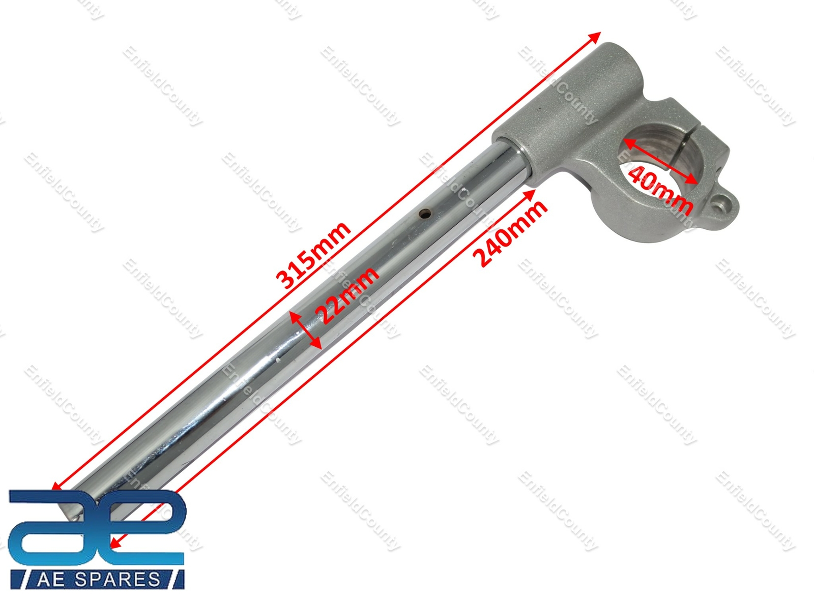 For Royal enfield Continental GT 535 Clip On Handlebar LH & RH 585031/A 