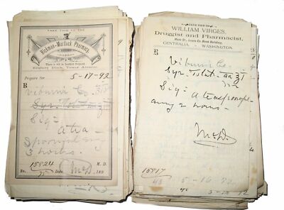 Victorian Pharmacy Pharmacists RX Prescription Great gift for Doctors 1 per bid