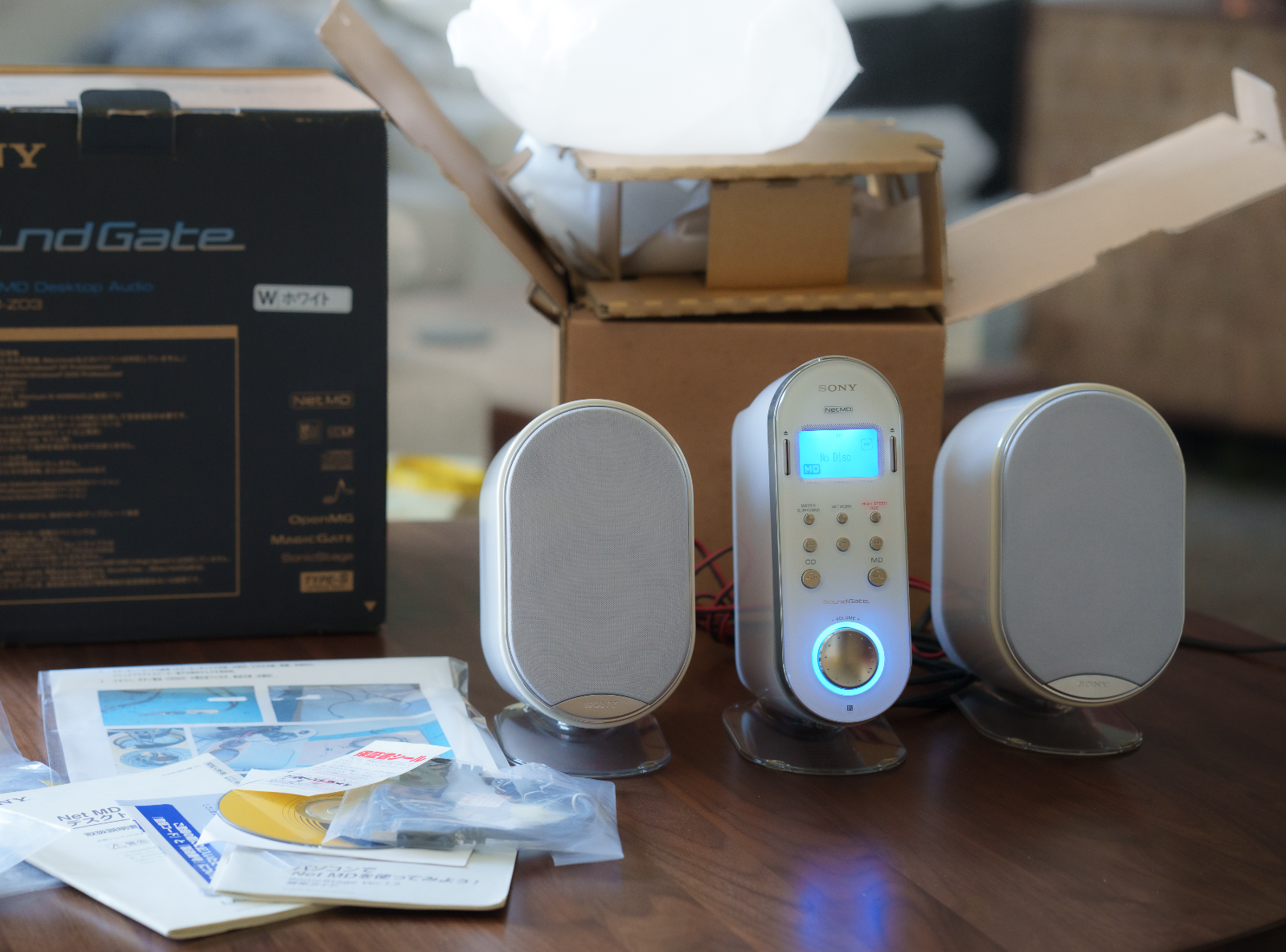 K1860/ SONY MD CD NEW STEREO MD-7000 一部動作OK