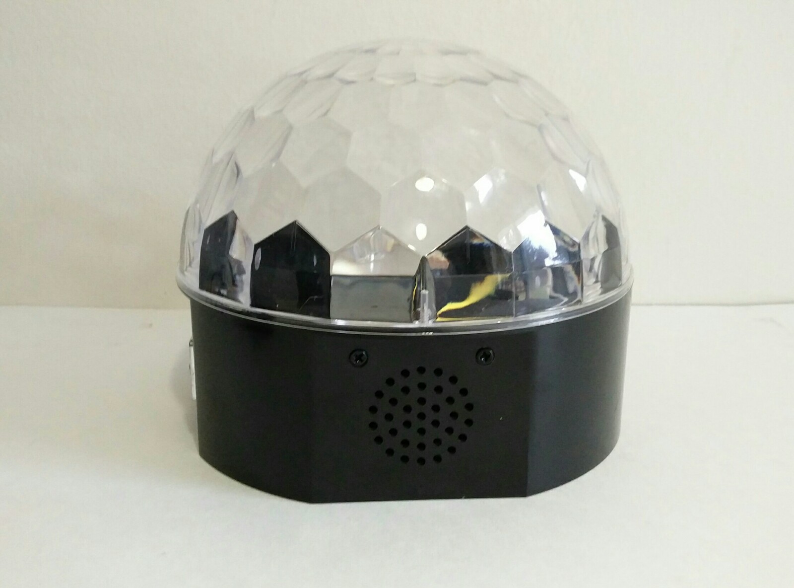 Alsy Black LED Music Audio Party Lamp Color Changing Disco Ball