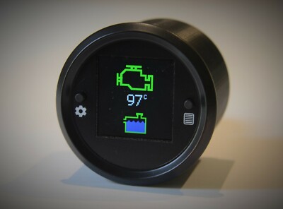 Engine temperature and coolant level 52mm gauge -  visual/audible alarms