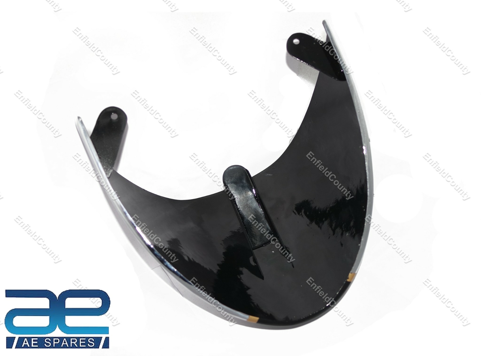 Single Seat Cowl Black & Chrome For Royal Enfield Continental GT 650cc 