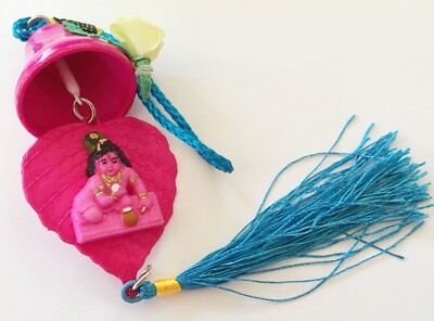 Bal Gopal/Lord Sri Krishna Car Rear Mirror Hanging Handmade Car Decor