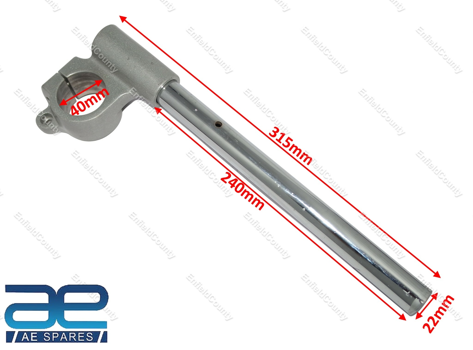 For Royal enfield Continental GT 535 Clip On Handlebar LH & RH 585031/A 