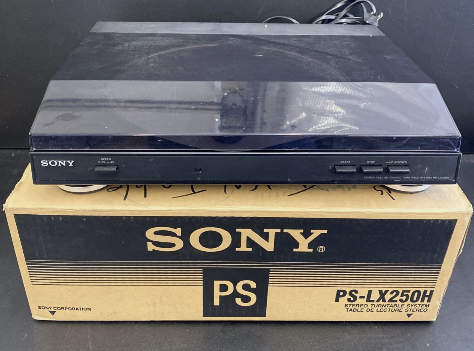 Sony Record Player PS-LX250H Automatic Stereo Turntable Syst