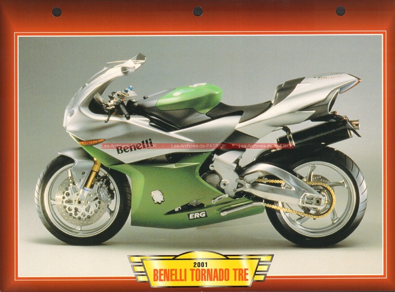 Benelli 900 Tornado Tre 2001 : Fiche Moto #001581