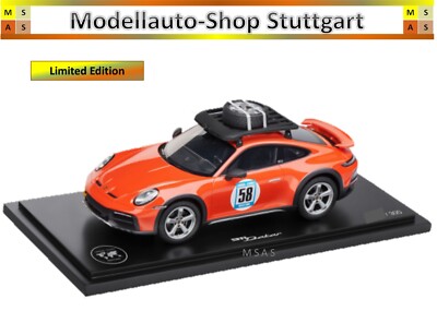 Porsche 911 Dakar (992) #58 - Limited Edition 300 - Spark 1:18 - Special