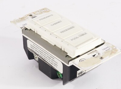 Crestron Engraved CLW-DIMEX-E-W-S In-Wall Dimmer Switch 120V 4 Button