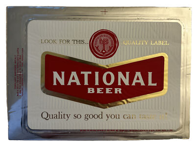 Vintage 1964 National Beer Advertising Topflight Decal Sticker