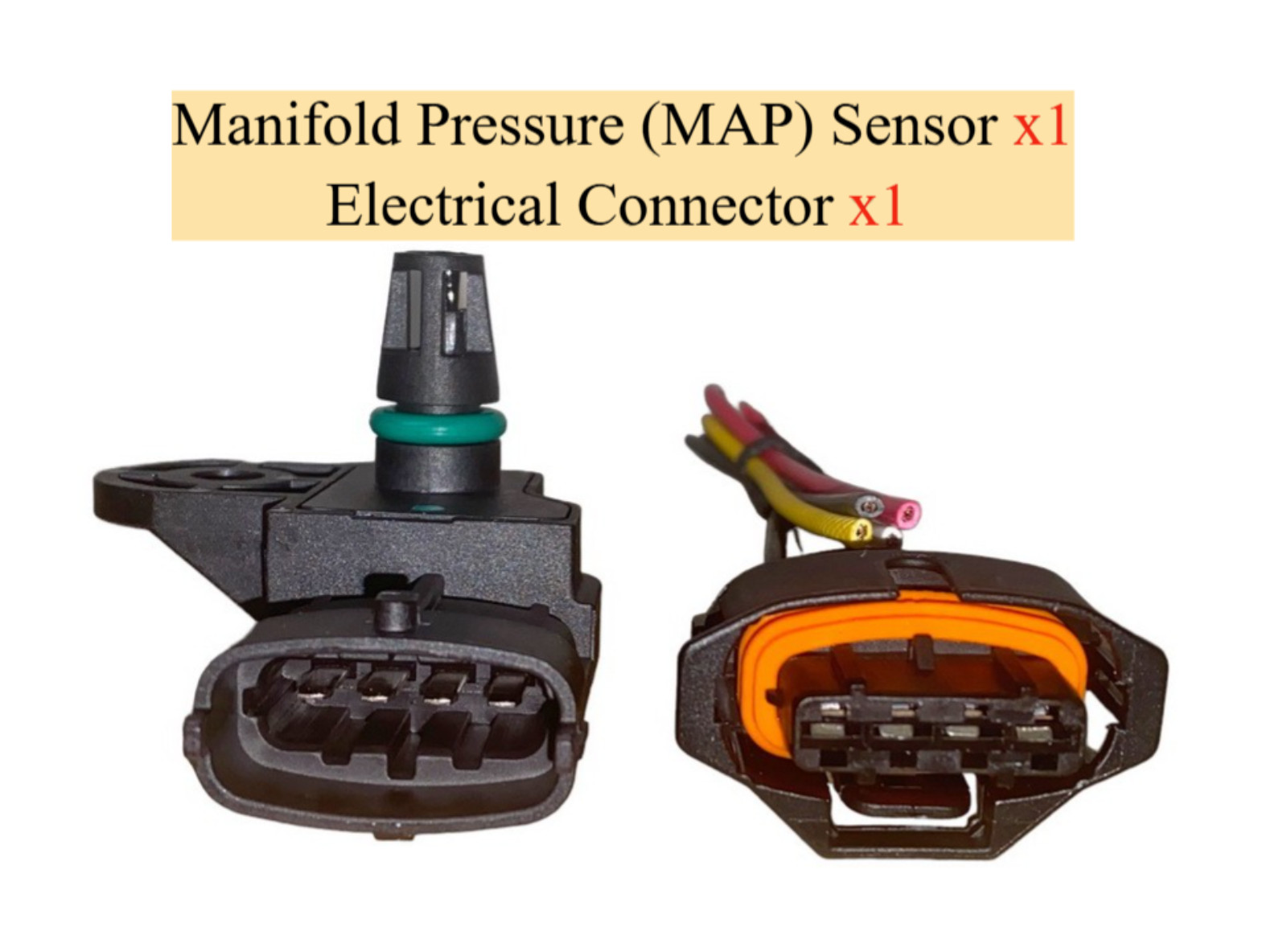 Manifold Absolute Pressure  Map Sensor W/Connector  Fits Alf Romer Porsche GM