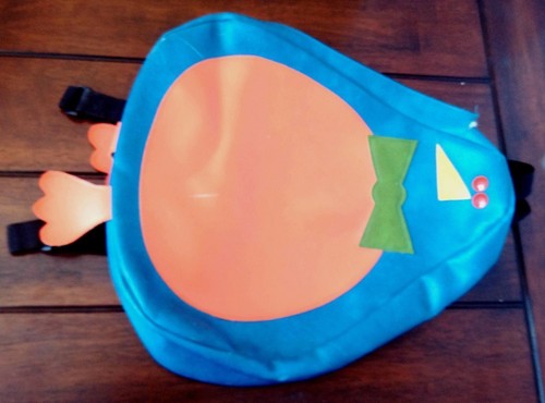 rare handmade PENGUIN kid's BACKPACK used as ballet dance bag
