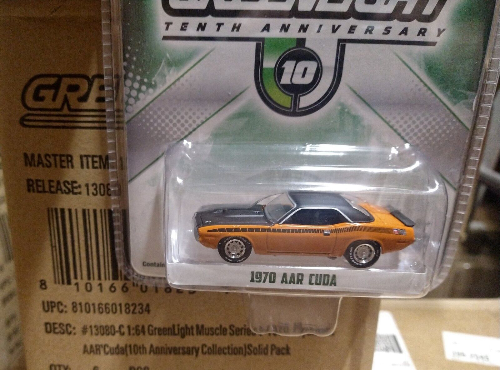 GREENLIGHT 2013 TENTH ANNIVERSARY 1970 Plymouth Cuda AAR | eBay GREENLIGHT 2013 TENTH ANNIVERSARY 1970 Plymouth Cuda AAR | eBay