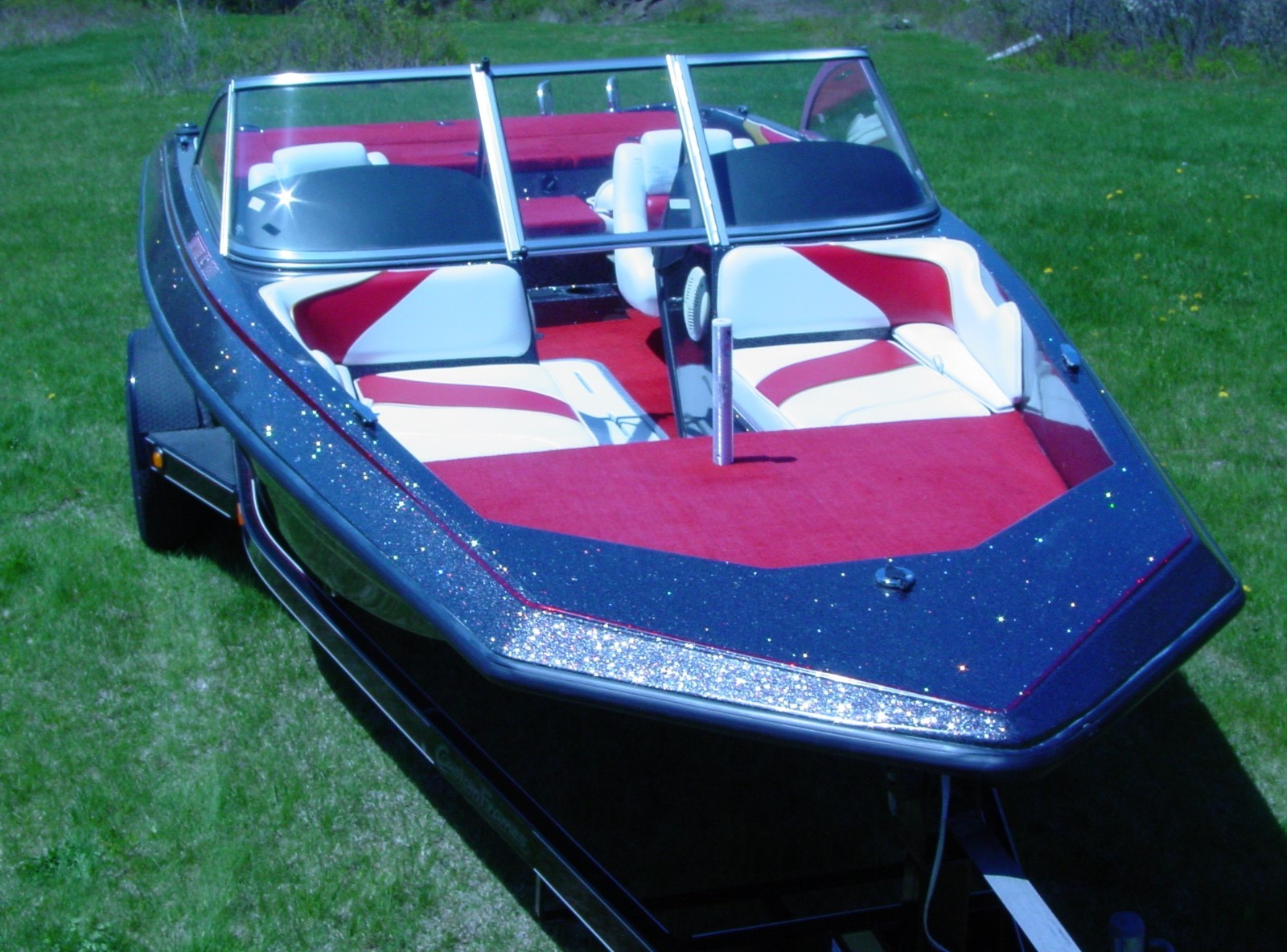 NEW OLD STOCK CAROLINA FISH N SKI 18FT with Custom EZ Loader trailer