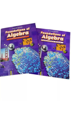 Sadlier Oxford Foundations of Algebra sourcebook & practice book