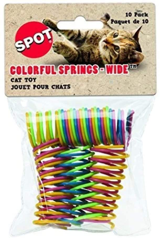 Plastic Springs Cat Interactive Toys 20 Pack For Swatting Hunting Kittens Spiral