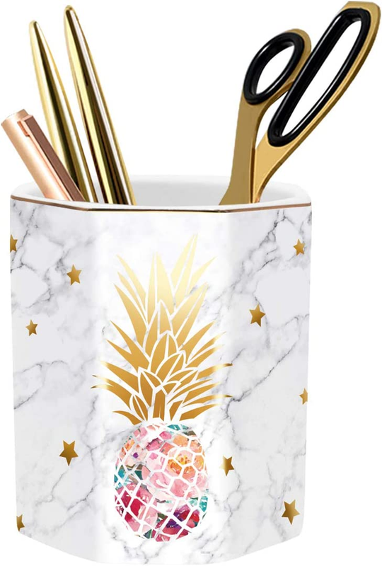 Holder For Desk, Cute Desk Decor For Girls Women Durable Ceramic Mult