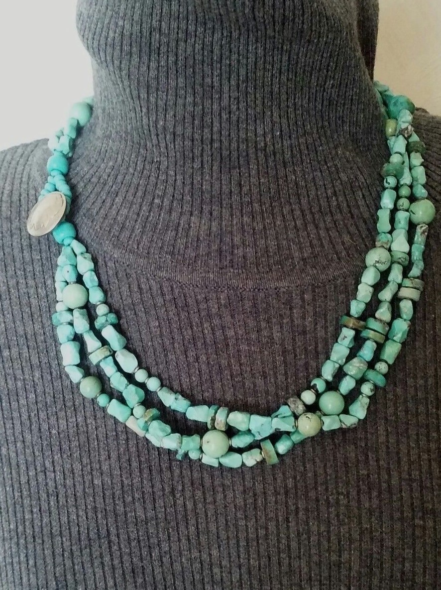 VINTAGE TURQUOISE Buffalo Nickel INDIAN HEAD COIN 22