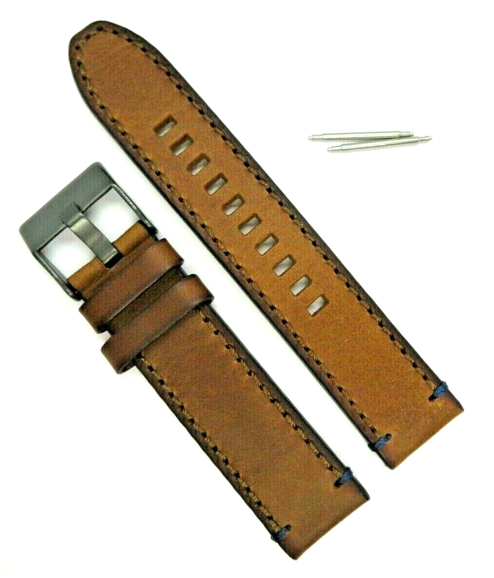 【同梱不可】 Wrist Leather Band Spare Original Diesel DZ1903 Braun Watch 小物