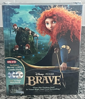 Disney Pixar Brave Blu-Ray DVD & 32-Page Storybook New Target Exclusive