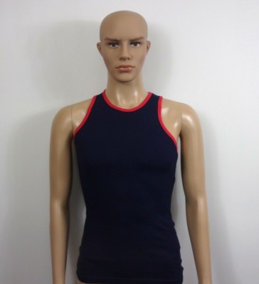 Jocko Men's Robbie Tank Top Red and Navy Size S, M, L, XL 1001R 184C