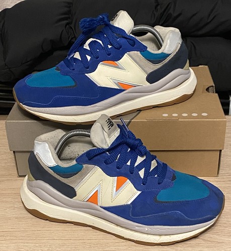 【新品】NEW BALANCE M5740HCF size:27.5cm New Balance 57/40 Men US 10.5 Grey blue M5740Hcf F9Z76 Worn