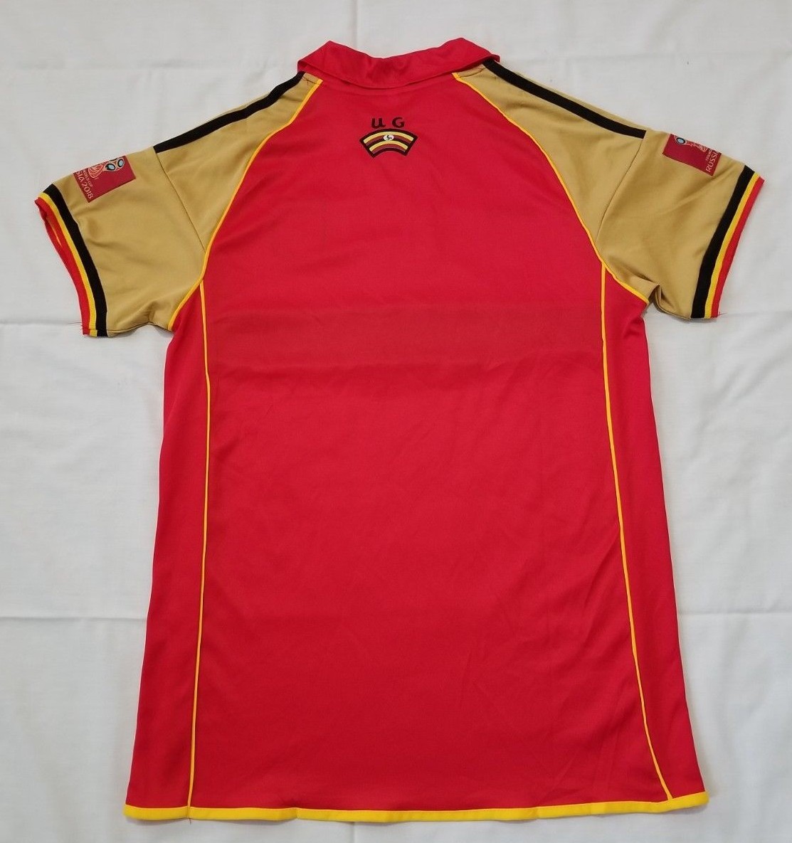Youth XL Multicolor Uganda National Team Soccer Jersey preowned