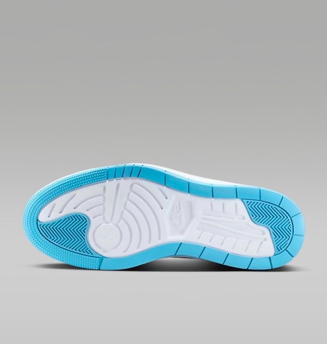 Pre-owned Jordan In Box Nike Air  1 Elevate High White Blue Women Shoes Size 7 Comfort In White/white/dark Powder Blue