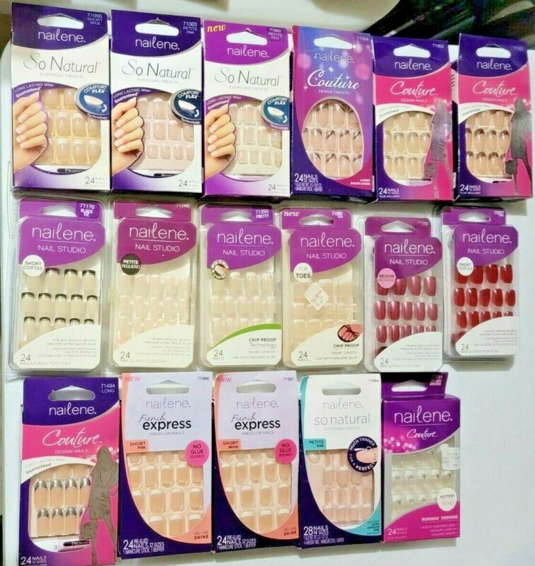 BUY2GET 1*NO GLUE* NAILENE Nail Studio So Natural Couture Daily