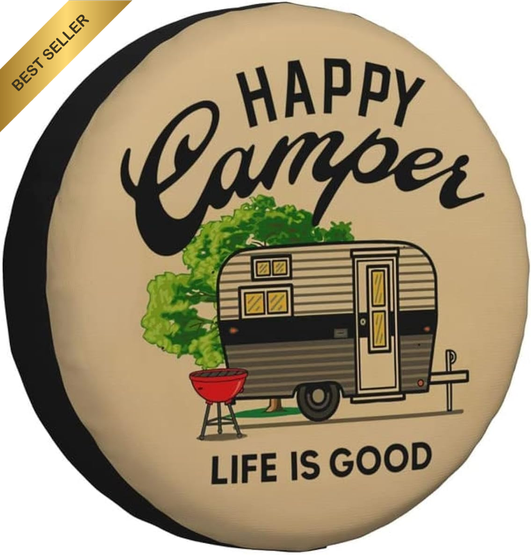 Spare Tire Cover Weatherproof Universal Wheel Protectors for RV Camper Travel Tr