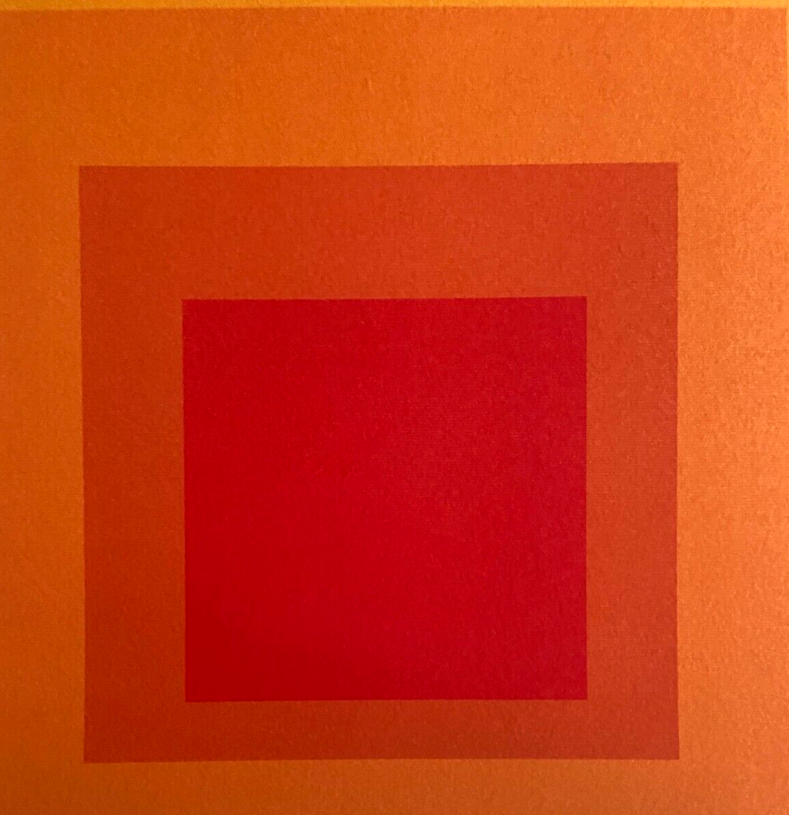 Josef Albers Lithograph COA Original Hand-Numbered Signed O.P. Stamp