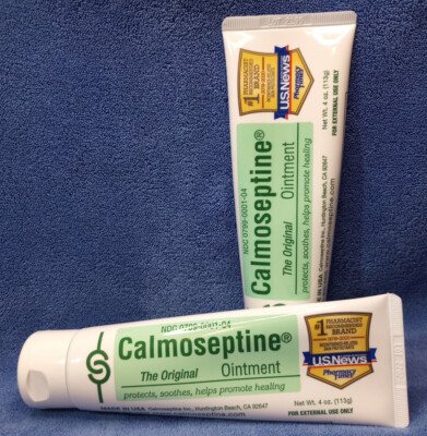 Calmoseptine Ointment Tube - 4 oz ( 2 pack ) - Sealed
