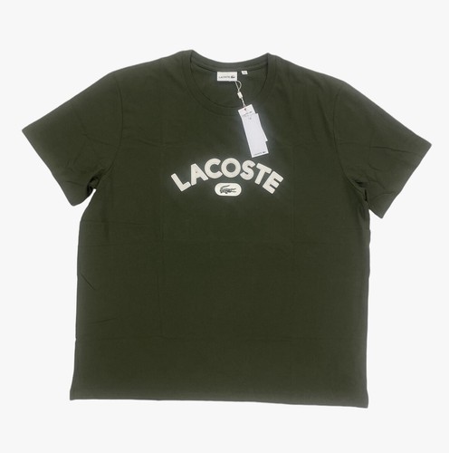 НОВАЯ мужская футболка с коротким рукавом и логотипом Lacoste Big & Tall, зеленая