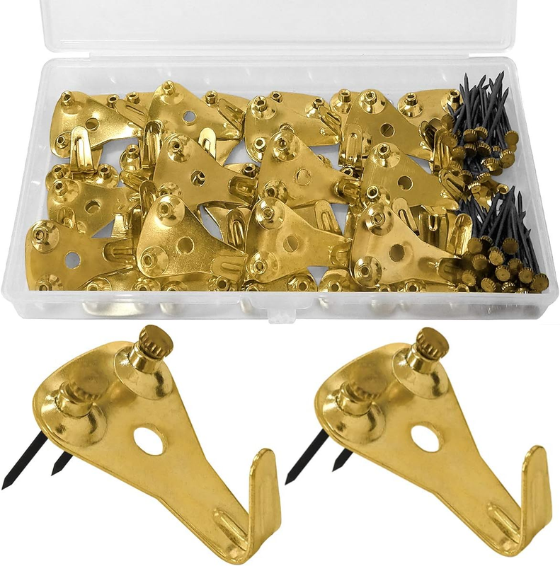 30PCS Picture Hooks Strong Picture Hanging Hooks Heavy Duty Picture Hook for Har