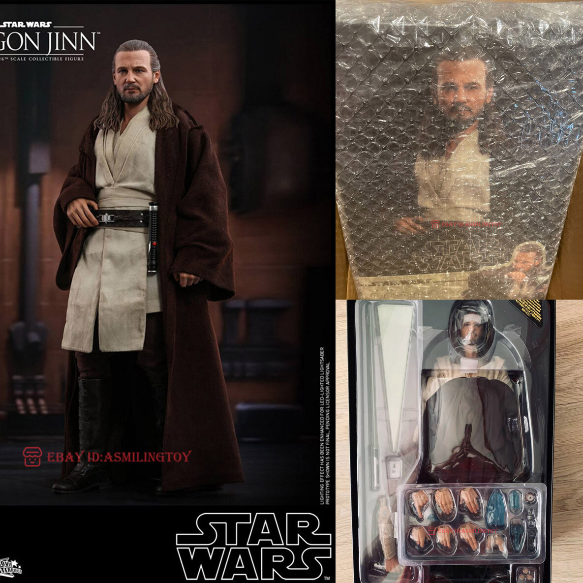 ホットトイズ MMS525 スター・ウォーズクワイ＝ガン・ジン 1/6フィギュア ムービー・マスターピース】『スター・ウォーズ エピソード1