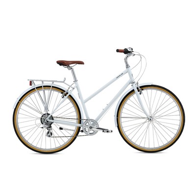 2016 Breezer Downtown EX ST Women's Steel Town Bike 8-speed Light Gray XS