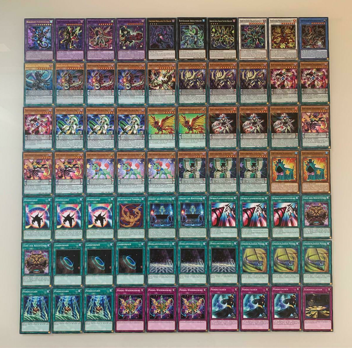 Yu-Gi-Oh Buntäugiger Pendeldrache Oberster König Drache Künstlerkumpel Deck