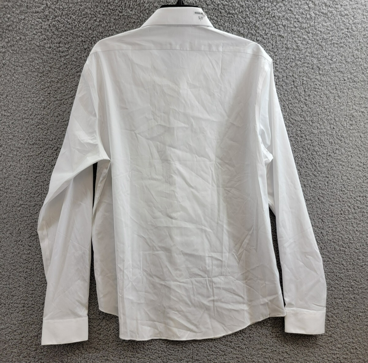 Calvin Klein Infinite Color Regular Fit Dress Shirt Men's L 16-16.5 36-37 White - Picture 13 of 19
