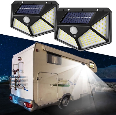 LYCARESUN Solar RV Porch Light, RV Camper Exterior LED Lighting, Motion Sensor