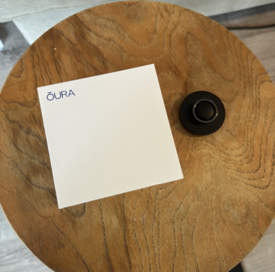 Oura Ring Gen 3 Heritage Black Activity & Sleep Tracker Size 10