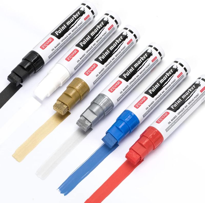 Paint Markers, Jumbo Size, 15Mm Felt Tip, Waterproof & Smear
