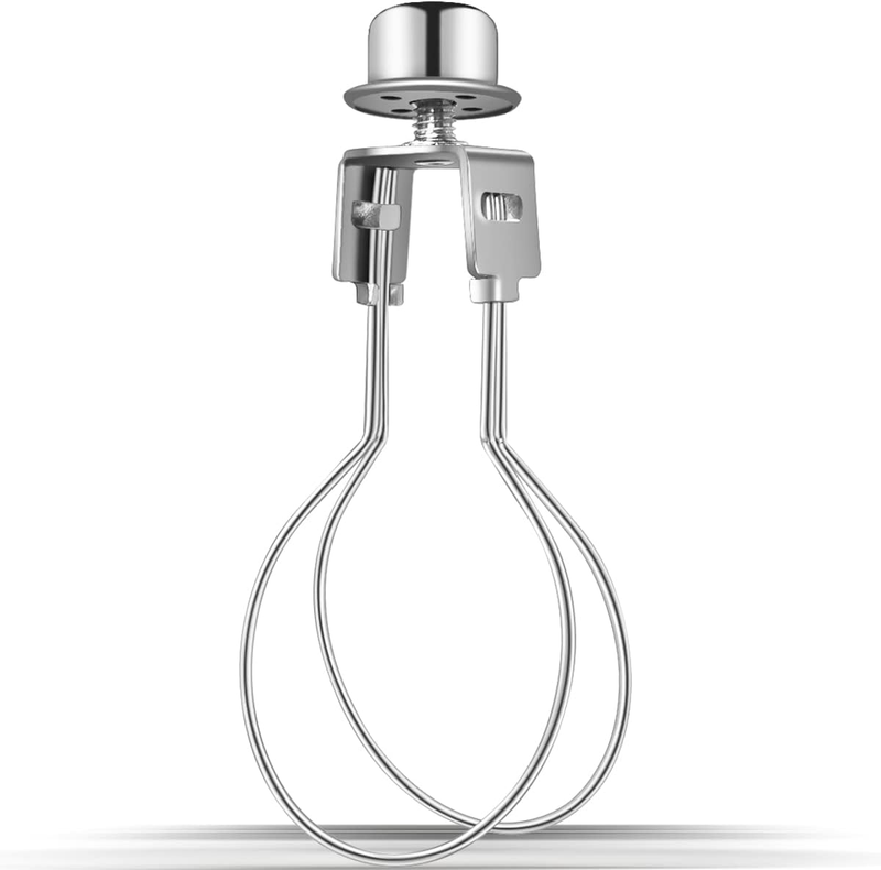 Clip on Lampshade Adapter, Lamp Shade Light Bulb Clip Adapter Includes Finial...