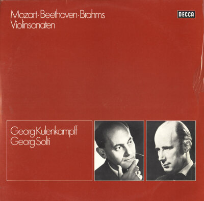 【中古】 Brahms / Beethoven / Mozart / Violin Sonata: Kulenkampff / Solti BEETHOVEN MOZART BRAHMS Violin Sonatas KULENKAMPFF SOLTI