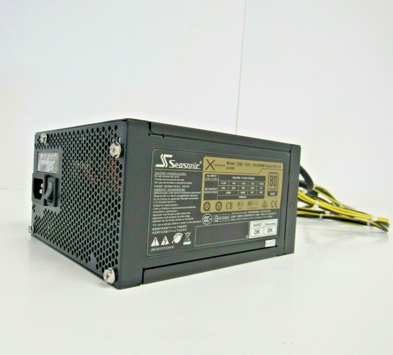 SeaSonic X Series SS-850KM 850W 80 Plus Gold Fully Modular