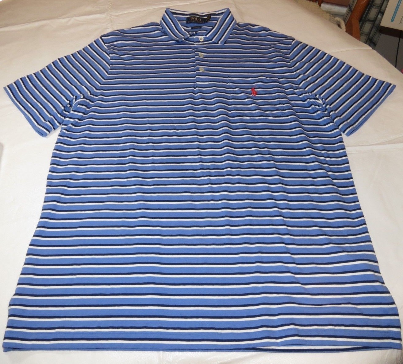 Mens Polo Ralph Lauren short sleeve cotton Polo shirt XL