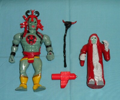 vintage Thundercats lot MUMM-RA and MUMMY-RA incomplete with