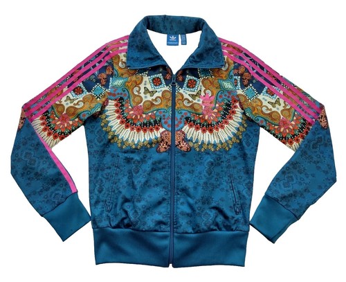 ADIDAS × FARM RIO デニムジャケット 新品 adidas Originals Women's x FARM Rio Denim Track Jacket