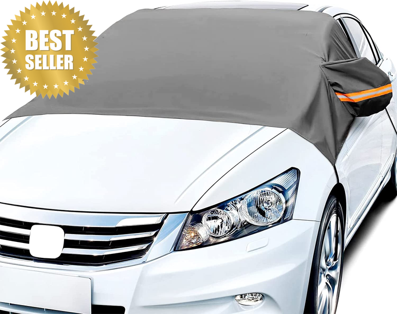 Windshield Snow Cover  Car Windscreen Sun Shade Outdoor Waterproof Cover with Tw