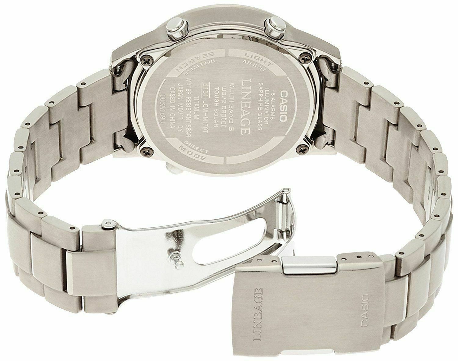 Pre-owned Casio Lineage Lcw-m170td-7ajf Tough Solar Atomic Radio Watch Lcw-m170td-7ajf